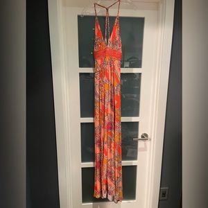 Sky Halter Maxi - Size M